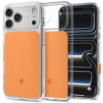 Spigen Ultra Hybrid T Mag MagSafe puzdro pre iPhone 17 Pro Max / 18 Pro Max – lesklá oranžová