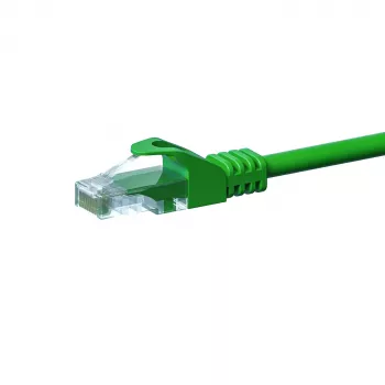 DSIT CAT 5e U/UTP sieťový patch kábel, 7,5m, zelený, CCA, RJ45 DC-C53-075