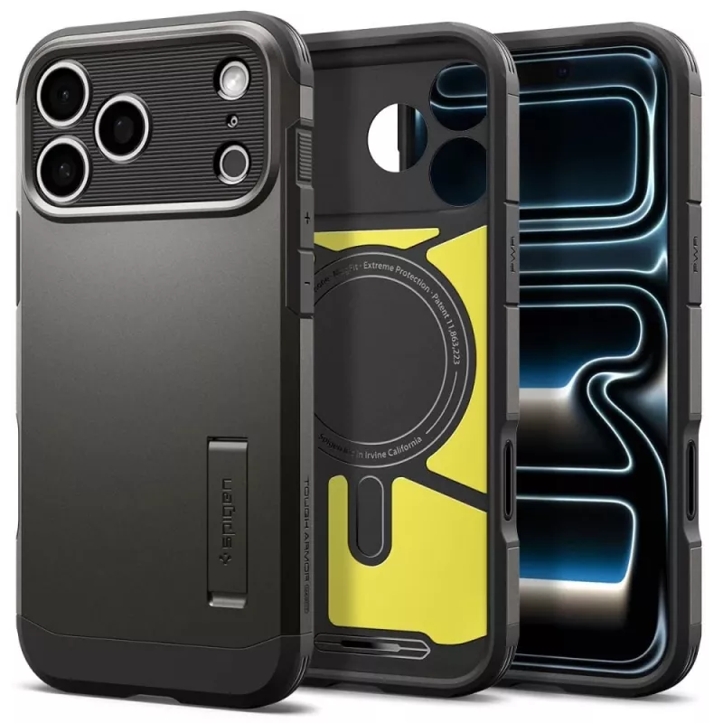 Spigen Tough Armor T MAG MagSafe puzdro pre iPhone 18 Pro Max / 17 Pro Max - Gunmetal