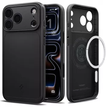 Spigen Thin Fit MagSafe puzdro pre iPhone 18 Pro / 17 Pro – čierna