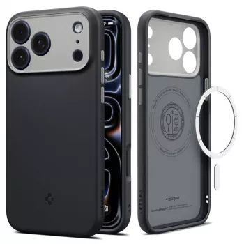 Spigen Nano Pop Mag MagSafe puzdro pre iPhone 18 Pro / 17 Pro – Black Sesame