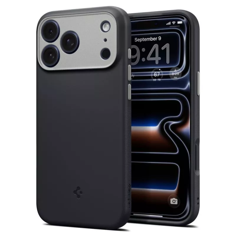 Spigen Nano Pop Mag MagSafe puzdro pre iPhone 18 Pro / 17 Pro – Black Sesame