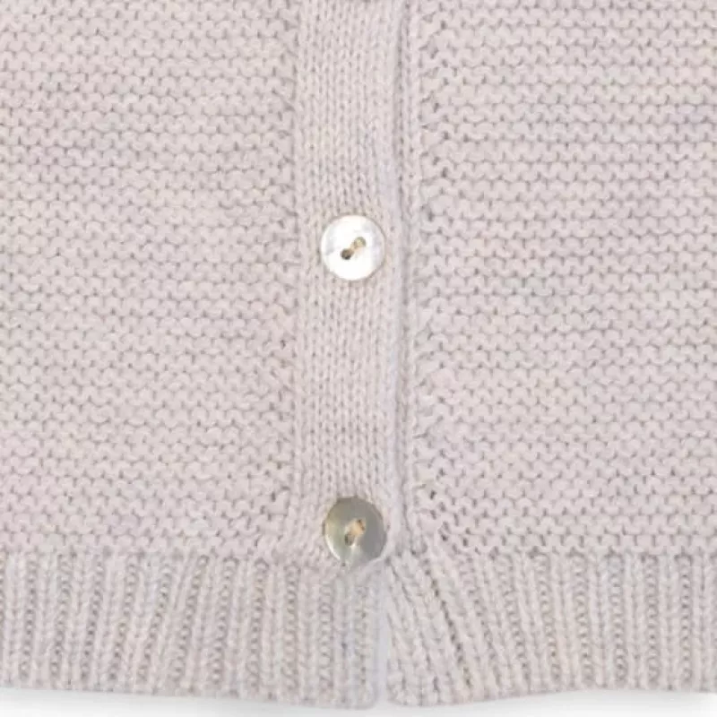 Lodger Topper Knit Merino detská bunda, Birke, veľkosť 56