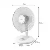 Philips 1000 Series stolný ventilátor, biely