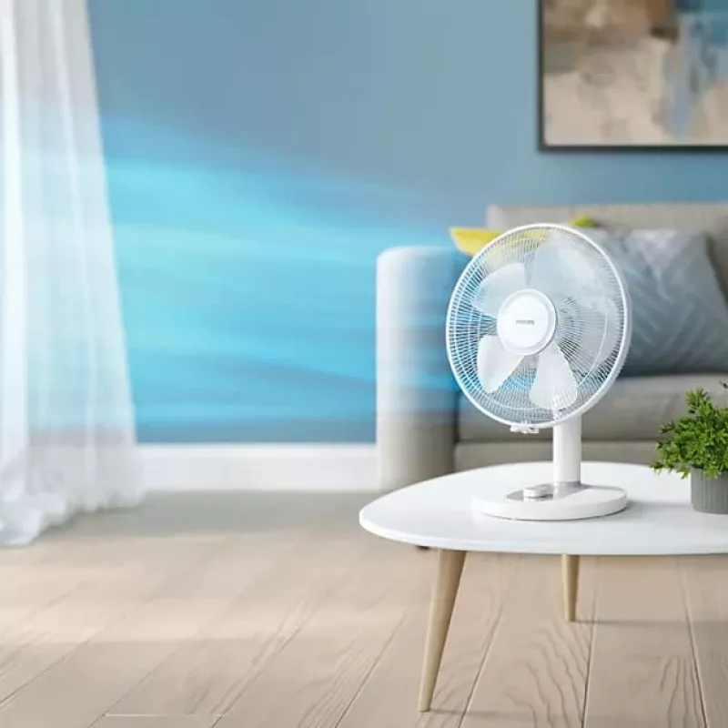 Philips 1000 Series stolný ventilátor, biely