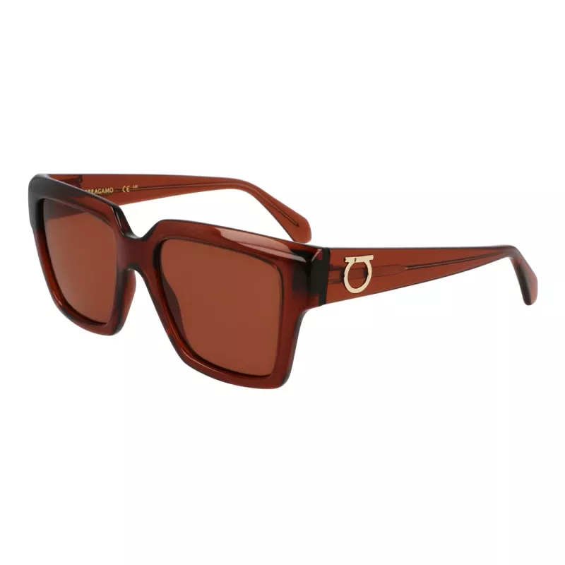 Ferragamo dámske slnečné okuliare SF2014S-232 Havana hnedý gradient 54 mm