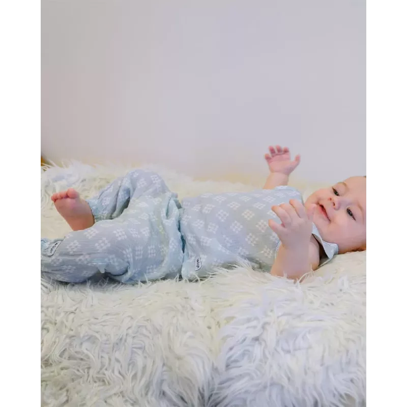Lodger Hipster Tribe mušelínové baby hipster nohavice, Ice Flow, 74 cm