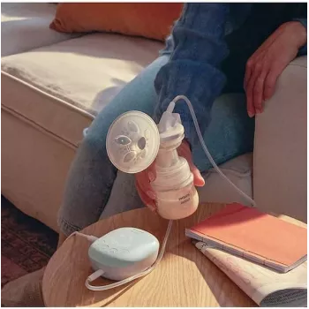 Philips Avent jednoduchá elektrická odsávačka mlieka s 125 ml fľašou