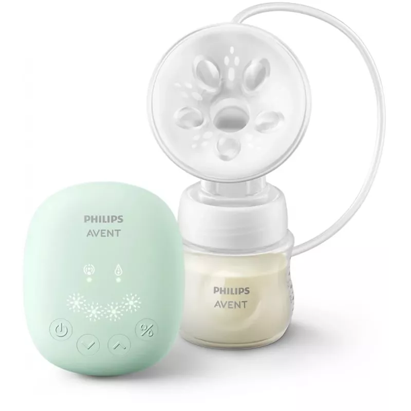 Philips Avent jednoduchá elektrická odsávačka mlieka s 125 ml fľašou