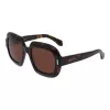 Ferragamo SF2068SE-242 dámske cat-eye slnečné okuliare, Havana/hnedý gradient, 54 mm