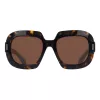 Ferragamo SF2068SE-242 dámske cat-eye slnečné okuliare, Havana/hnedý gradient, 54 mm