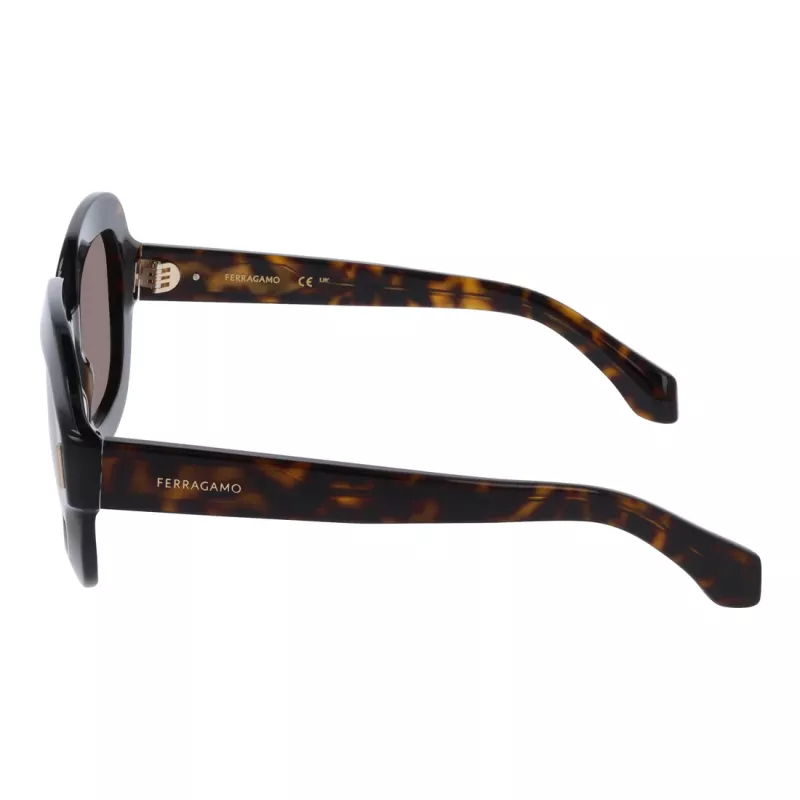 Ferragamo SF2068SE-242 dámske cat-eye slnečné okuliare, Havana/hnedý gradient, 54 mm