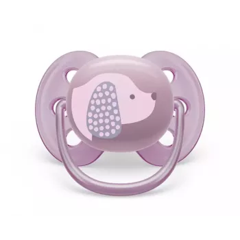 Philips Avent Ultra Soft DECO cumlík 6-18 mesiacov, 1 ks, dievčenský