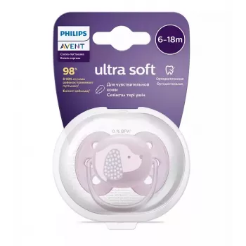 Philips Avent Ultra Soft DECO cumlík 6-18 mesiacov, 1 ks, dievčenský