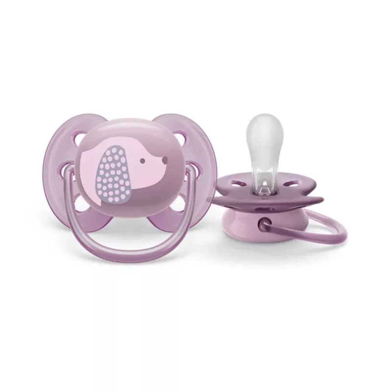 Philips Avent Ultra Soft DECO cumlík 6-18 mesiacov, 1 ks, dievčenský