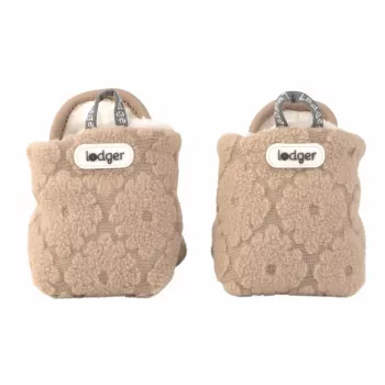 Lodger Slipper Folklore Fleece detské topánočky, béžová, 12-18 mesiacov
