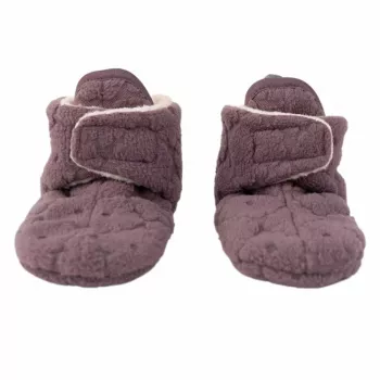 Lodger Slipper Folklore Fleece detské topánočky, mauve, 6-12 mesiacov