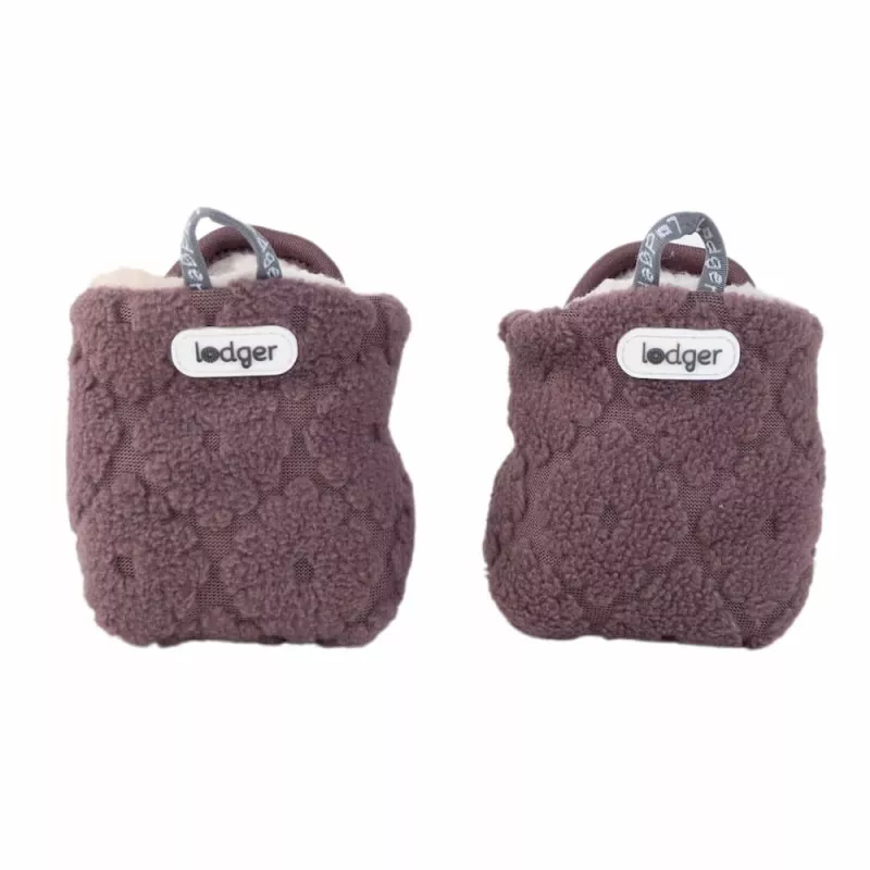 Lodger Slipper Folklore Fleece detské topánočky, mauve, 6-12 mesiacov