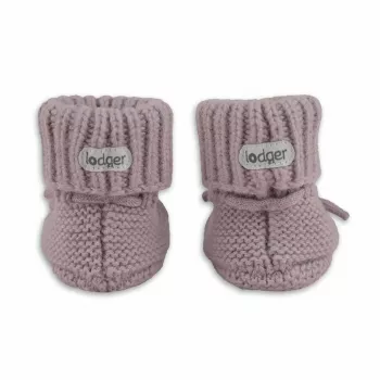 Lodger Slipper Merino Wool detské topánočky, ružová, 0-6 mesiacov