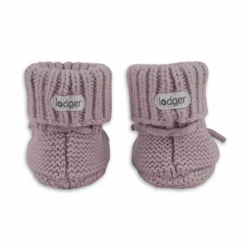 Lodger Slipper Merino Wool detské topánočky, ružová, 0-6 mesiacov