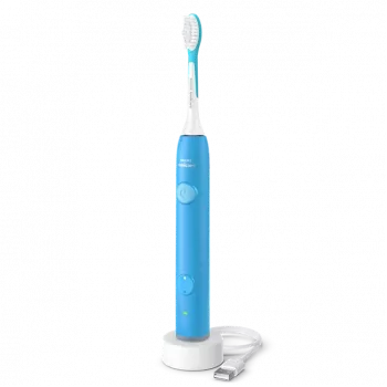 Philips Sonicare for Kids Bluetooth Connected Sonic elektrická zubná kefka HX6600/12, modrá