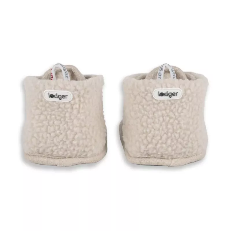 Detské papuče pre bábätká Lodger Slipper Teddy, Birch, 3-6 mesiacov