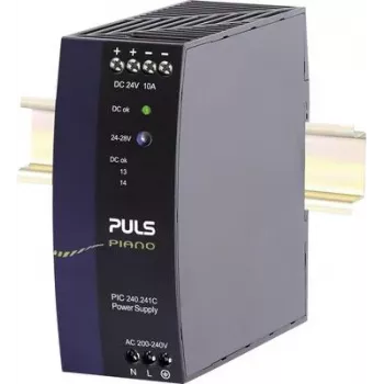 PULS Piano DIN-lištový napájací zdroj 24V DC 10A 240W (PIC240.241C)