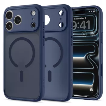 Spigen Ultra Hybrid MagSafe puzdro pre iPhone 17 Pro / 18 Pro – Frost Deep Blue