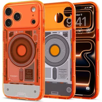 Spigen Ultra Hybrid MagSafe puzdro pre iPhone 17 Pro / 18 Pro - C1 Tangerine