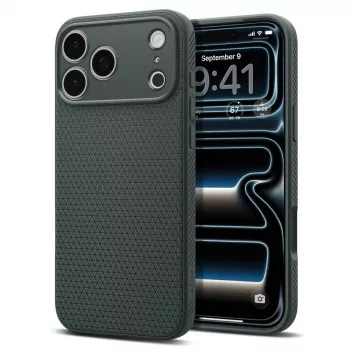 Spigen Liquid Air puzdro pre iPhone 18 Pro Max / 17 Pro Max - Abyss Green