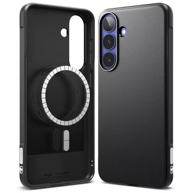 Ringke Onyx Magnetic MagSafe puzdro pre Samsung Galaxy S26 FE – čierna
