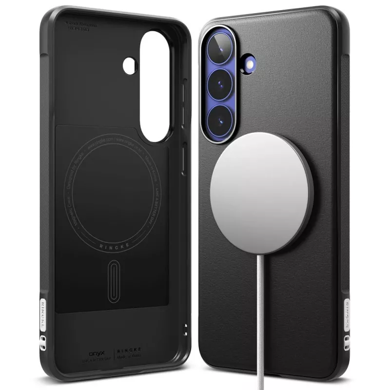 Ringke Onyx Magnetic MagSafe puzdro pre Samsung Galaxy S26 FE – čierna