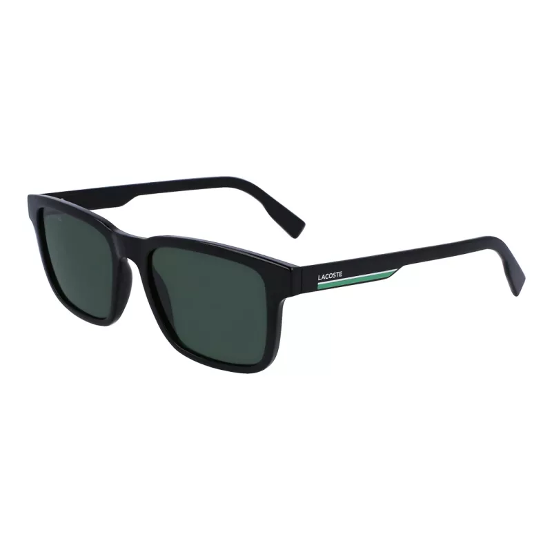 Lacoste pánske L997S-1 obdĺžnikové slnečné okuliare, čierna/sivá, 54 mm