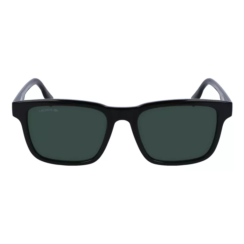 Lacoste pánske L997S-1 obdĺžnikové slnečné okuliare, čierna/sivá, 54 mm