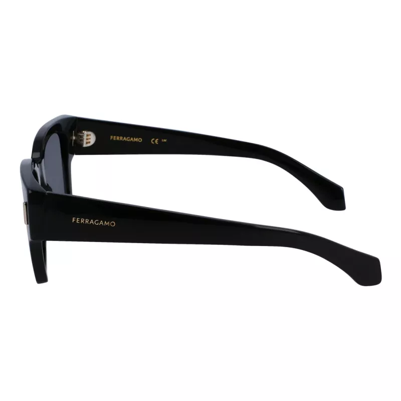 Ferragamo pánske slnečné okuliare SF2010S-1 čierna/sivá 52 mm