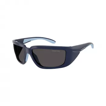 Arnette AN4355-275987 pánske obdĺžnikové slnečné okuliare, matná čierna obruba, sivé sklá, 62-16-125 mm