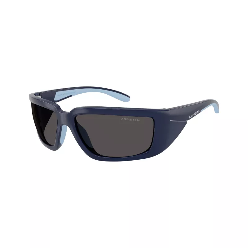 Arnette AN4355-275987 pánske obdĺžnikové slnečné okuliare, matná čierna obruba, sivé sklá, 62-16-125 mm