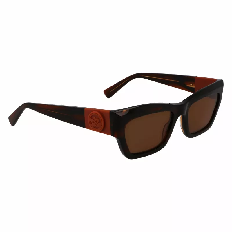 Longchamp LO763S-211 dámske slnečné okuliare, Havana rám, hnedé Gradient sklo, 53mm