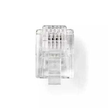 DSIT RJ11 telefónny konektor - 4-pólový - 10 ks (DC-RJ11-10PCE)