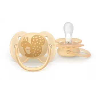 Philips Avent Ultra Soft DECO cumlík 6-18 mesiacov, balenie 2 ks