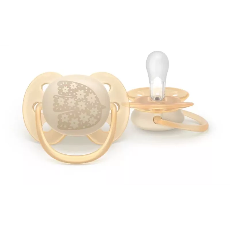 Philips Avent Ultra Soft DECO Cumlík 0-6 mesiacov, balenie 2 ks