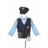 Souza! policajný kostým s klobúkom a doplnkami, vek 4-7