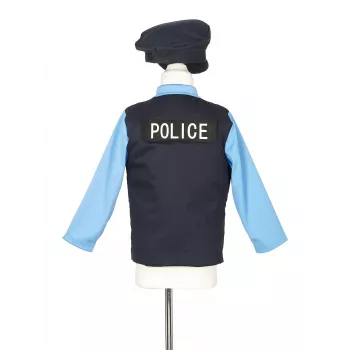Souza! policajný kostým s klobúkom a doplnkami, vek 4-7