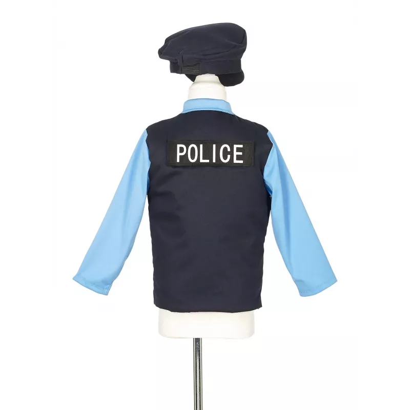 Souza! policajný kostým s klobúkom a doplnkami, vek 4-7