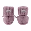 Lodger domáce papuče Merino vlna Baby booties, Mauve, 0-6 mesiacov