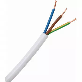 HEINRICH KOPP H05VV5-F 3G 1mm² biely PVC olejuvzdorný flexibilný kábel 10m 151710849