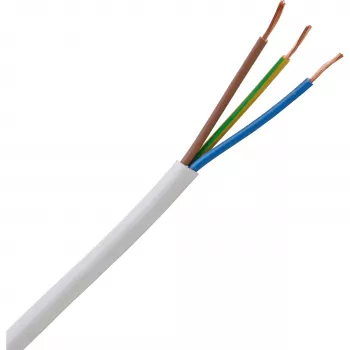 HEINRICH KOPP H05VV5-F 3G1,5mm² biely flexibilný PVC kábel 5m 151805840