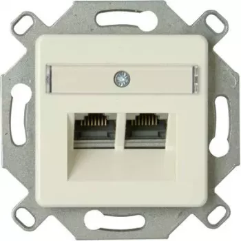 HEINRICH KOPP Cat.6a tienený RJ45 sieťový zásuvkový modul, hliník, 1-port, LSA 920100004