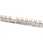Eaton 3-fázová vidlicová hrebeňová lišta 10mm² 6 modulov 63A EVG3PHAS/N/6MODUL/LS 303366