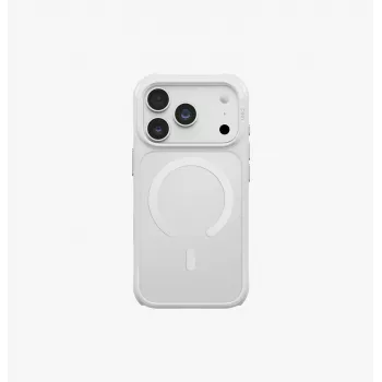 UNIQ Veren MagClick nabíjacie puzdro pre iPhone 18 Pro / 17 Pro – Chalk Frost